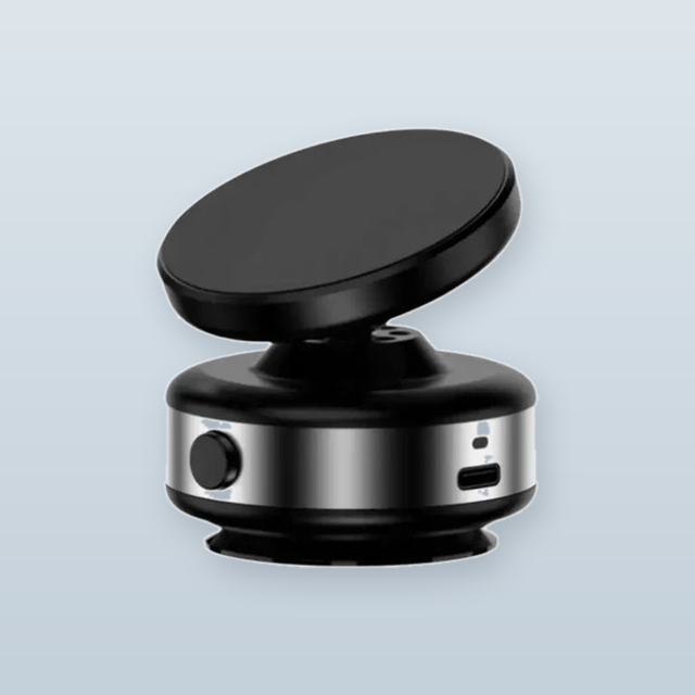 Magnetic car phone holder
