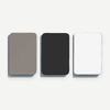 Magnetic power bank in Titanium, Black and White