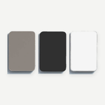 Magnetic power bank in Titanium, Black and White